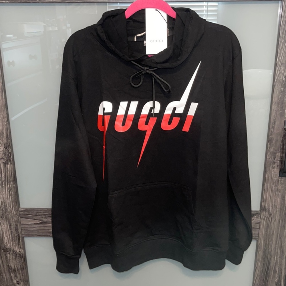 Gucci blade print hoodie